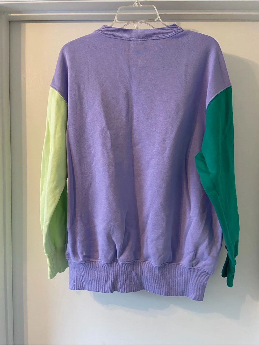Nike Lavender Crewneck Sweatshirt with Black Swoosh